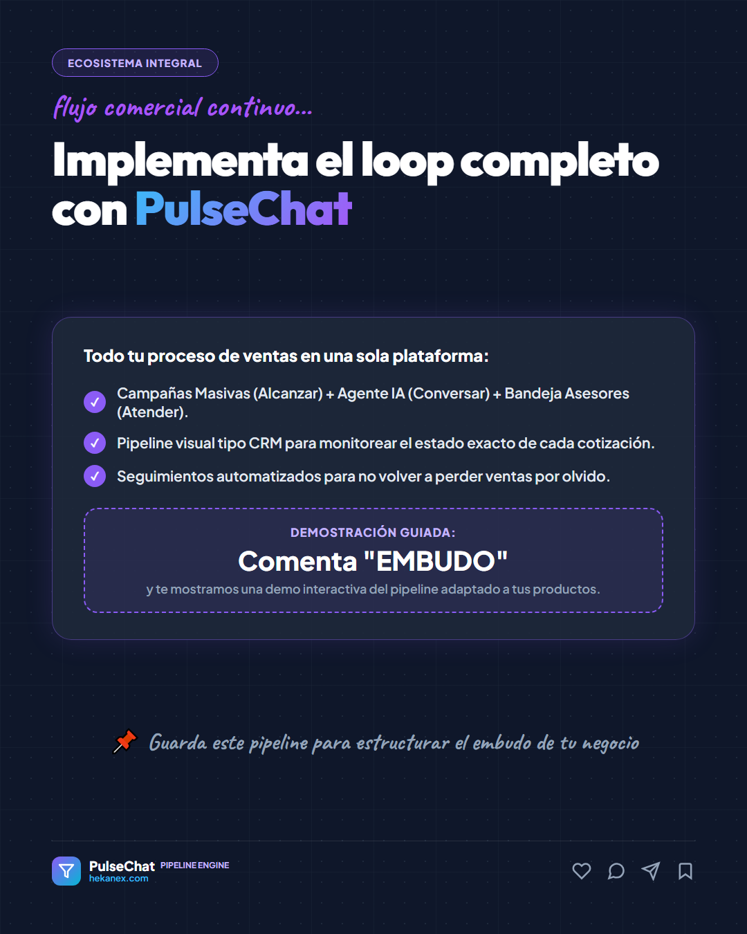 Slide 4: Solución PulseChat