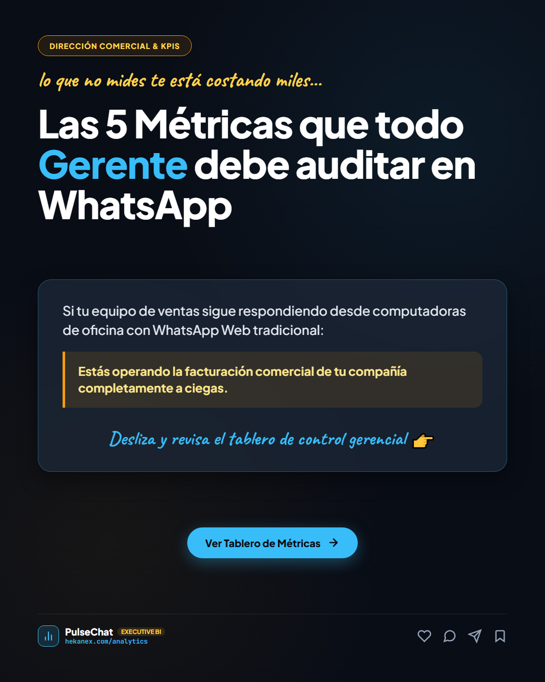 Las 5 Métricas y KPIs que todo Gerente Comercial debe medir en WhatsApp