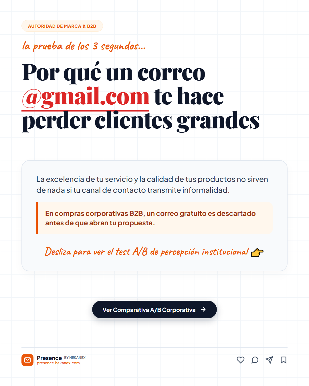 Correo Corporativo vs. @gmail: Por qué pierdes clientes B2B
